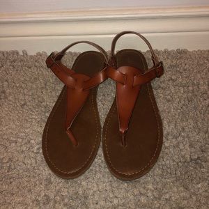 Brown Mossimo Supply Co Flats